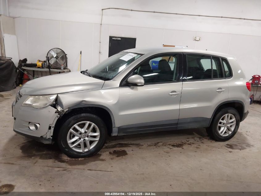 2011 Volkswagen Tiguan S VIN: WVGAV7AX7BW530813 Lot: 43954194