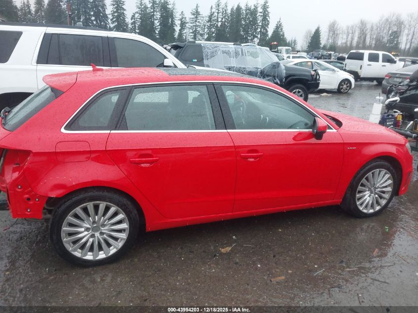 2016 Audi A3 E-Tron 1.4T Premium VIN: WAUTPBFF7GA026287 Lot: 43954203