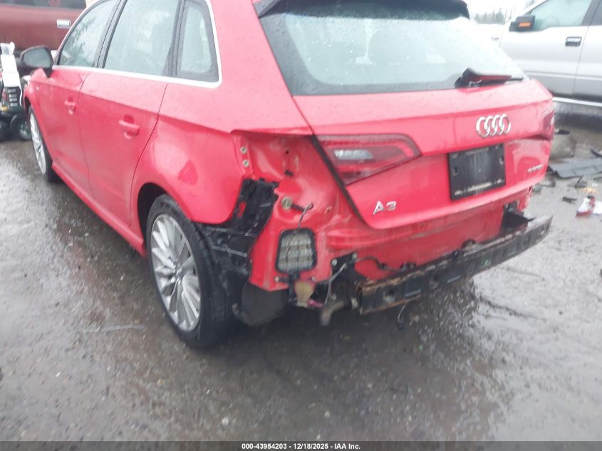 2016 Audi A3 E-Tron 1.4T Premium VIN: WAUTPBFF7GA026287 Lot: 43954203