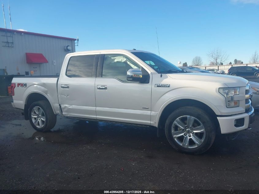 2016 Ford F-150 Platinum VIN: 1FTEW1EGXGFC86446 Lot: 43954205