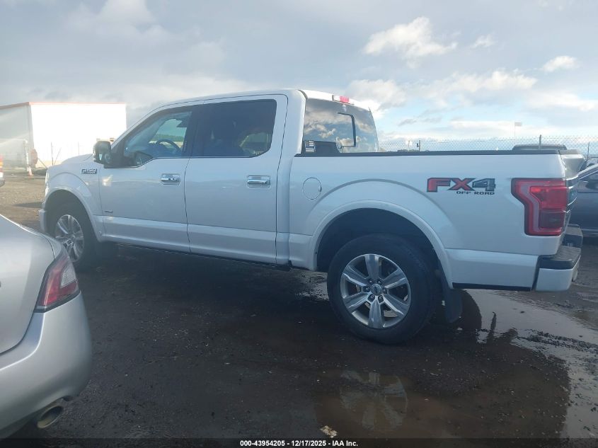 2016 Ford F-150 Platinum VIN: 1FTEW1EGXGFC86446 Lot: 43954205