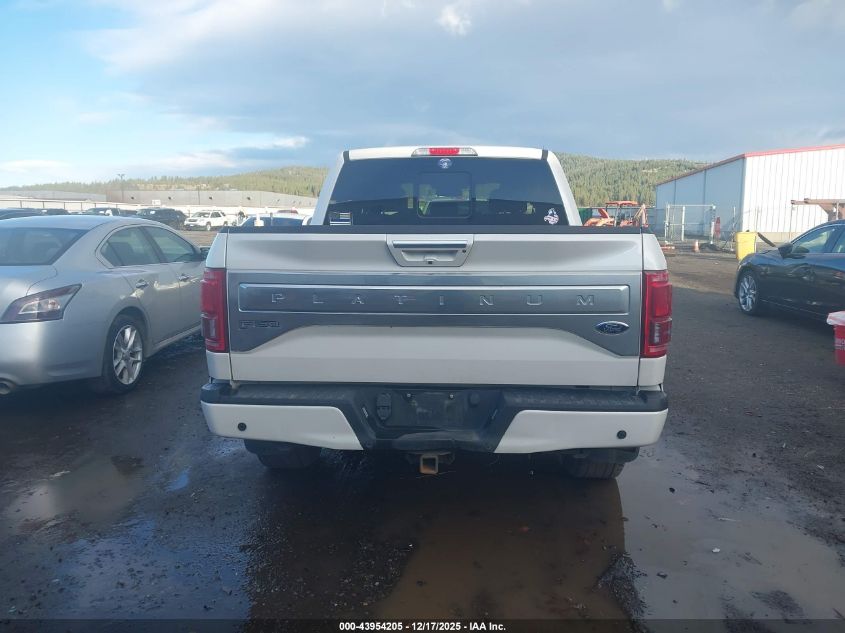 2016 Ford F-150 Platinum VIN: 1FTEW1EGXGFC86446 Lot: 43954205