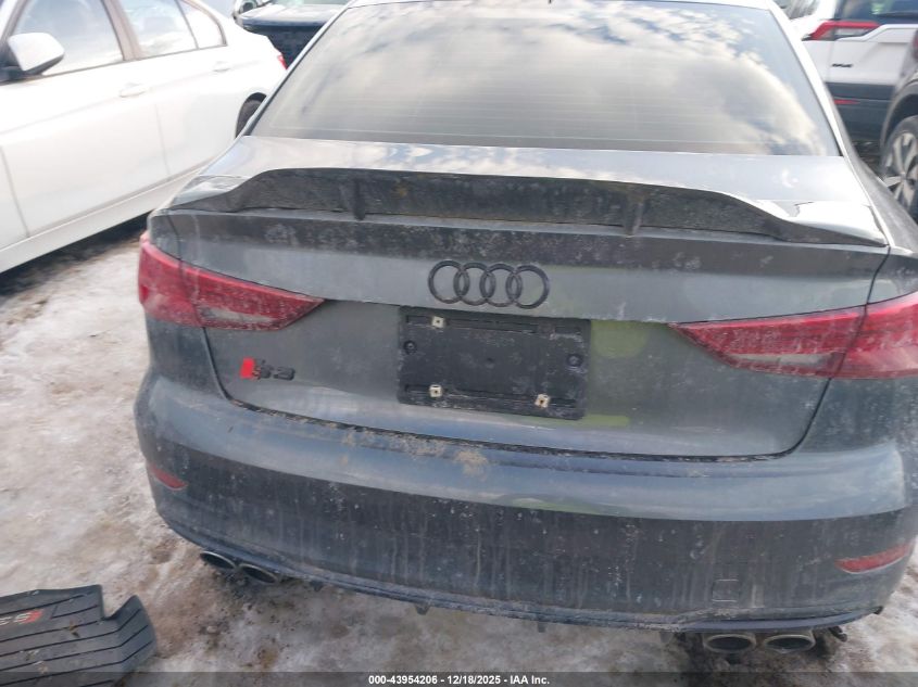 2019 Audi S3 2.0T Premium Plus VIN: WAUB1GFF3K1017914 Lot: 43954206