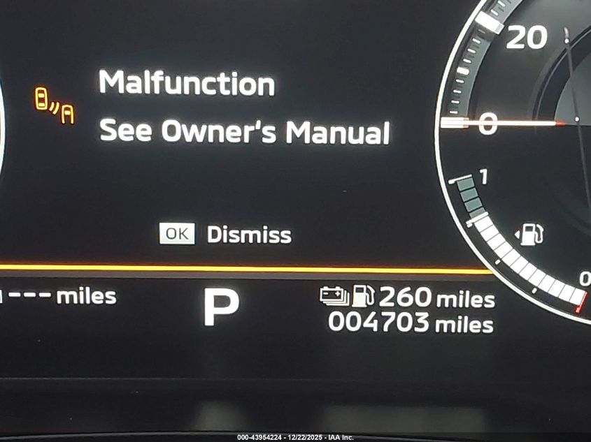 2025 Mitsubishi Outlander Phev Es S-Awc VIN: JA4T5UA99SZ001563 Lot: 43954224