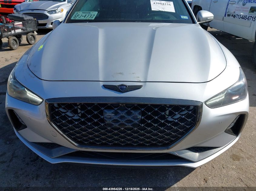 2019 Genesis G70 3.3T Advanced VIN: KMTG34LE6KU012333 Lot: 43954226