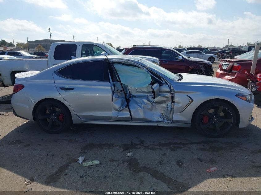 2019 Genesis G70 3.3T Advanced VIN: KMTG34LE6KU012333 Lot: 43954226