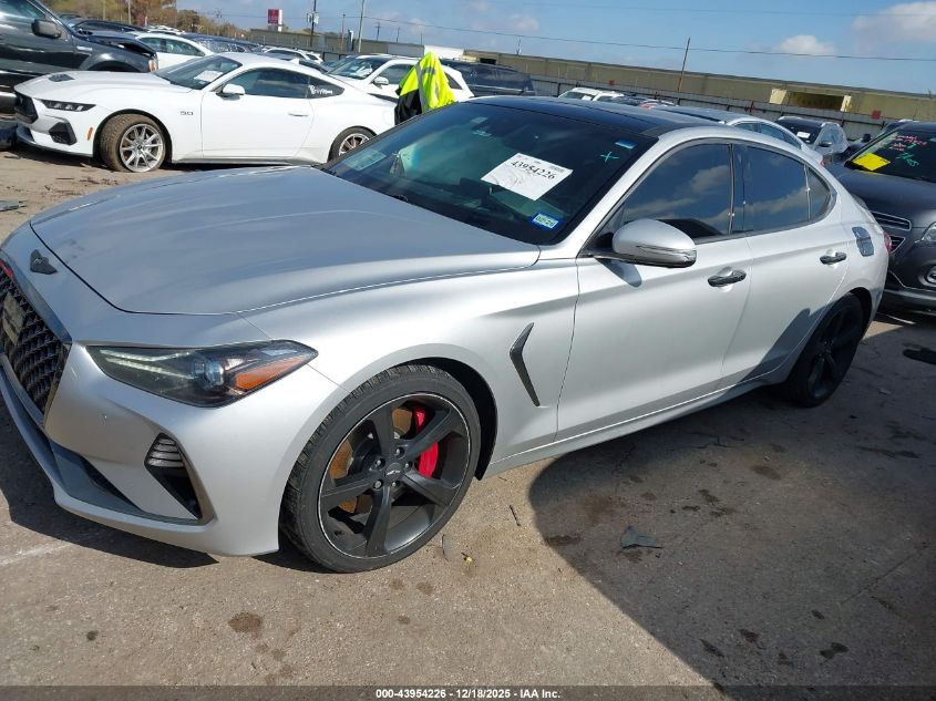 2019 Genesis G70 3.3T Advanced VIN: KMTG34LE6KU012333 Lot: 43954226