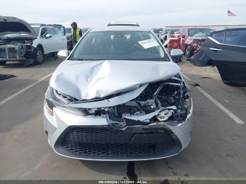 2022 Toyota Corolla Le VIN: JTDEPMAEXNJ219746 Lot: 43954234