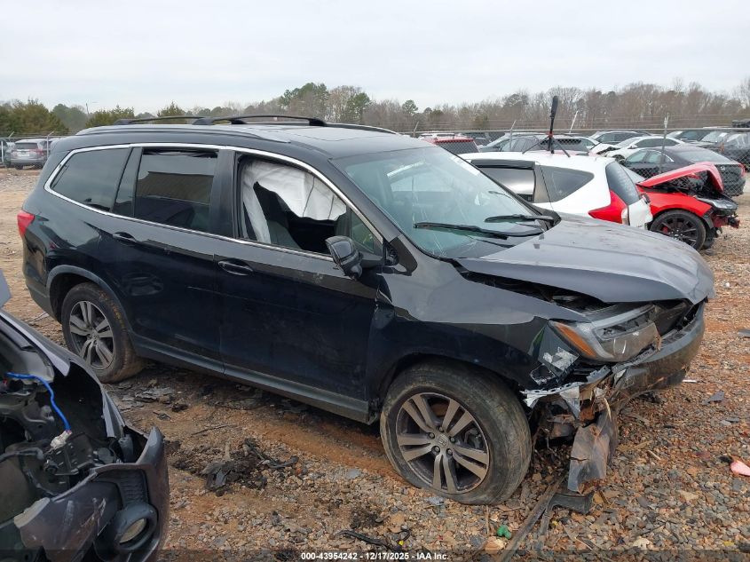 2017 Honda Pilot Ex-L VIN: 5FNYF6H52HB043692 Lot: 43954242