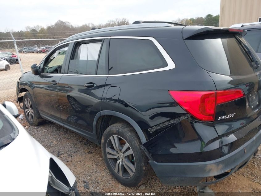 2017 Honda Pilot Ex-L VIN: 5FNYF6H52HB043692 Lot: 43954242