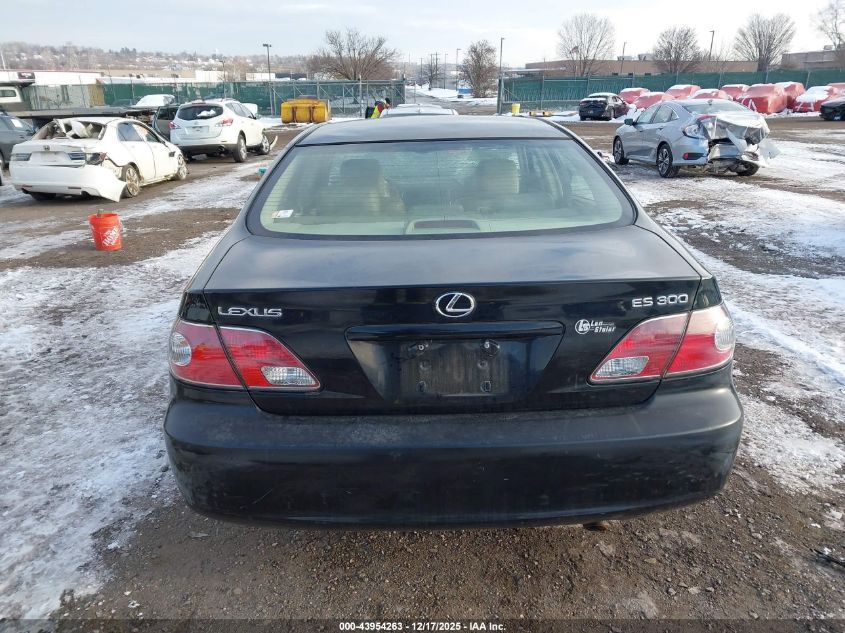 2003 Lexus Es 300 VIN: JTHBF30G630144502 Lot: 43954263