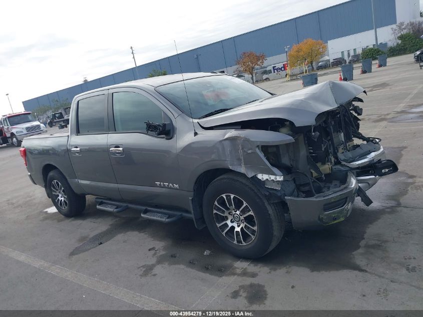 2021 Nissan Titan Sv 4X2 VIN: 1N6AA1EF8MN515726 Lot: 43954279