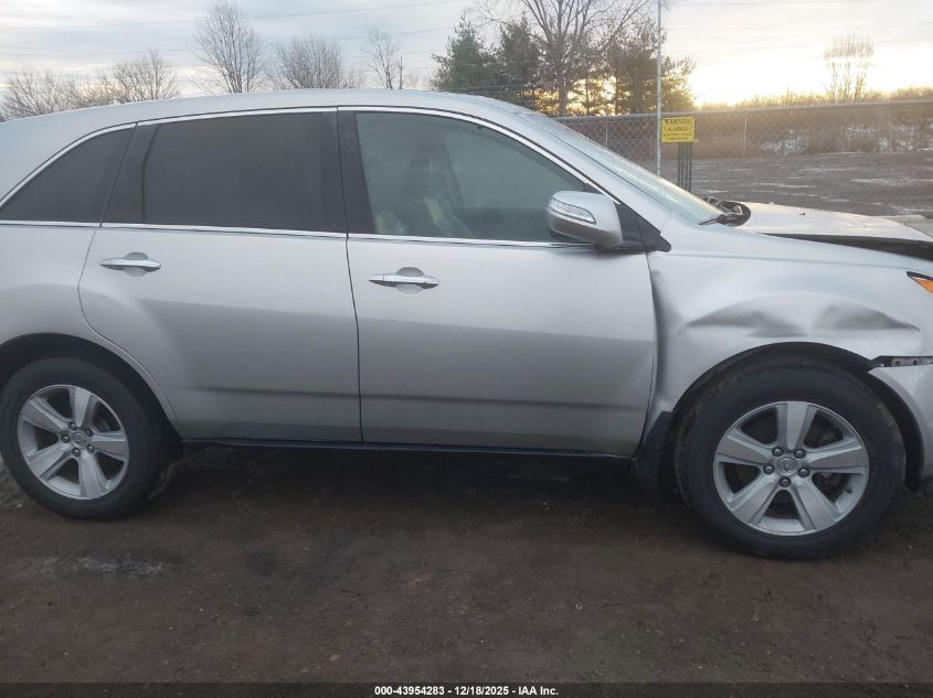 2010 Acura Mdx VIN: 2HNYD2H22AH524055 Lot: 43954283