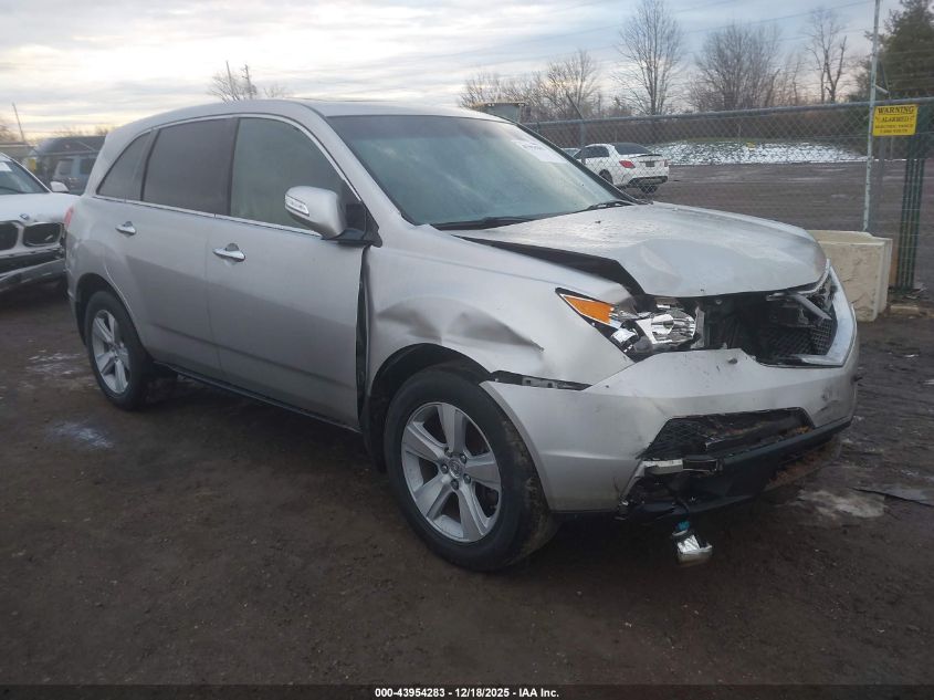 2010 Acura Mdx VIN: 2HNYD2H22AH524055 Lot: 43954283