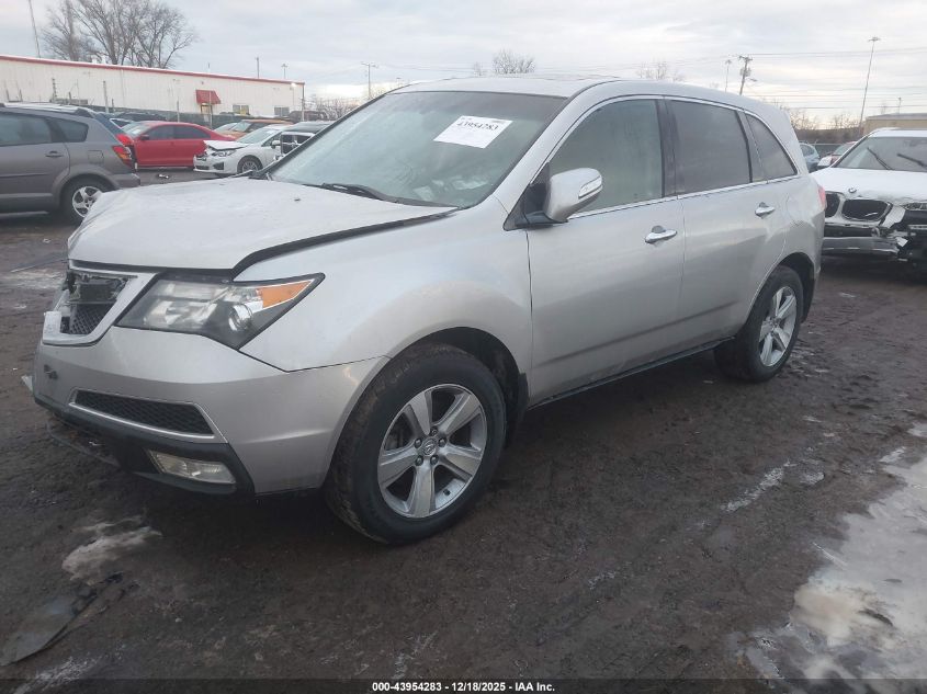 2010 Acura Mdx VIN: 2HNYD2H22AH524055 Lot: 43954283
