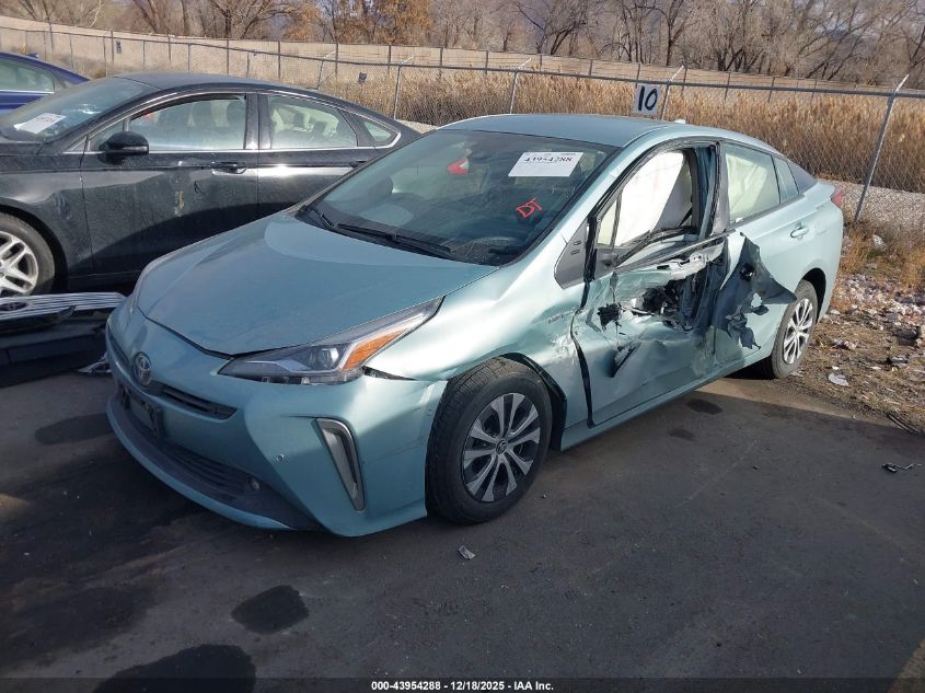 2022 Toyota Prius Xle Awd-E VIN: JTDL9MFU9N3039163 Lot: 43954288