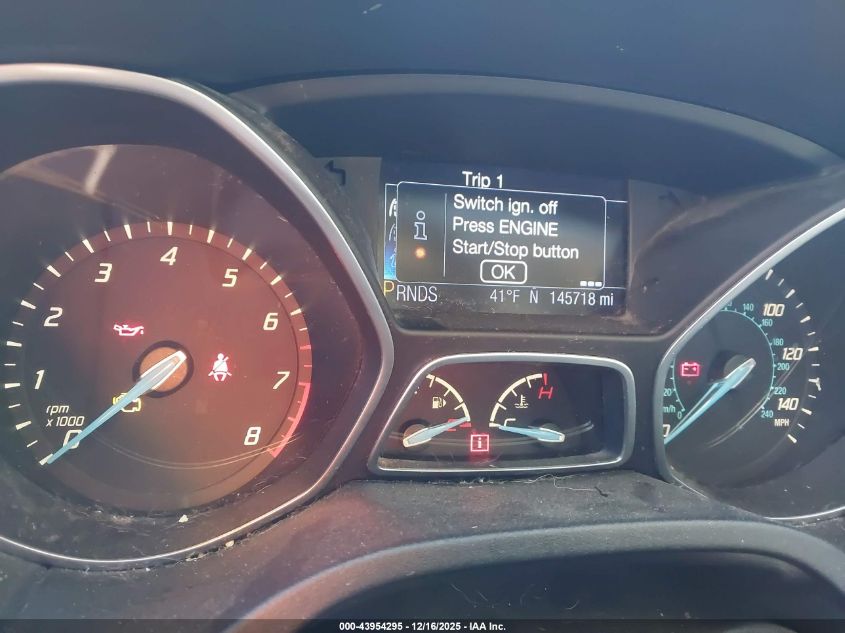 2013 Ford Focus Titanium VIN: 1FADP3J24DL196324 Lot: 43954295