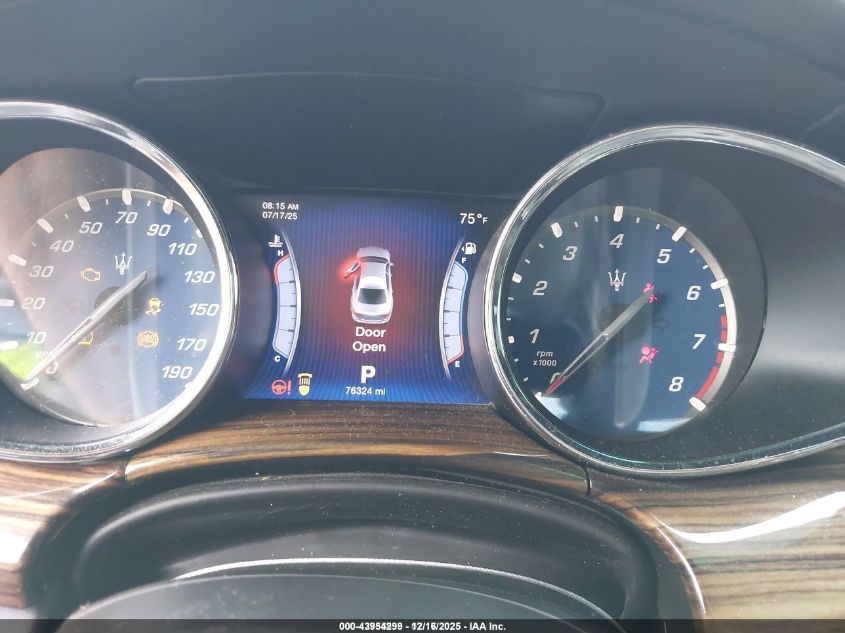 2014 Maserati Quattroporte S Q4 VIN: ZAM56RRA5E1108776 Lot: 43954299