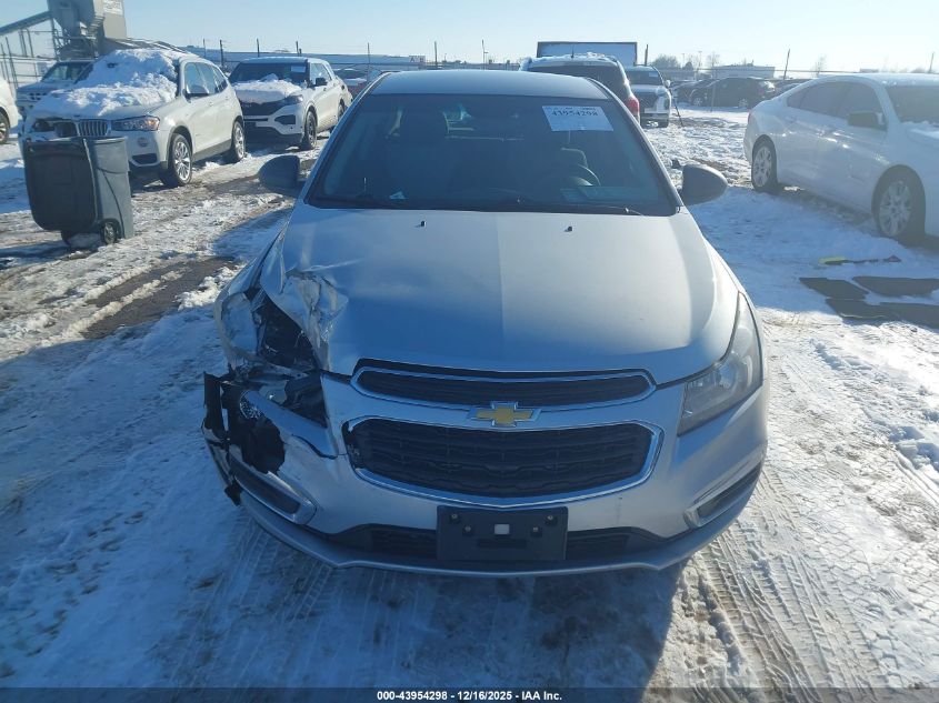 2015 Chevrolet Cruze Ls Auto VIN: 1G1PA5SH5F7179608 Lot: 43954298