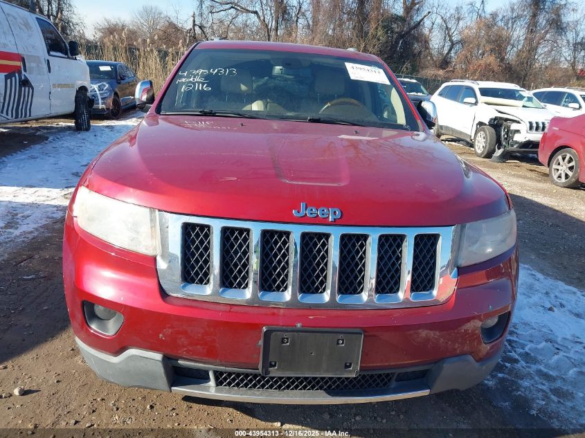 2012 Jeep Grand Cherokee Overland VIN: 1C4RJFCT2CC179920 Lot: 43954313