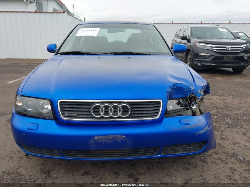 1998 Audi A4 2.8 VIN: WAUED28D9WA237132 Lot: 43954315