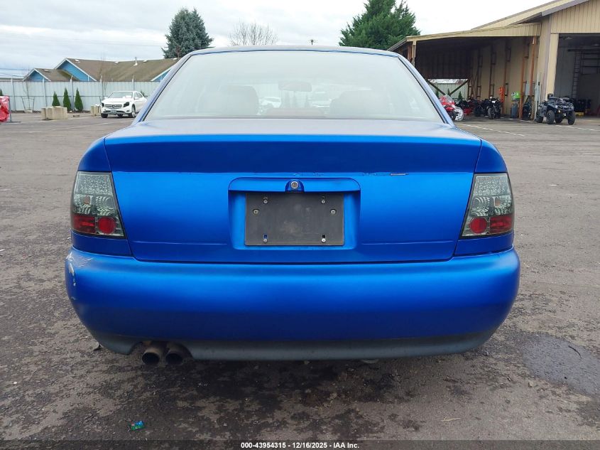 1998 Audi A4 2.8 VIN: WAUED28D9WA237132 Lot: 43954315