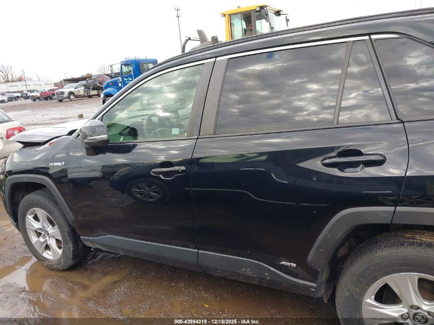 2019 Toyota Rav4 Hybrid Le VIN: JTMMWRFVXKD503778 Lot: 43954319