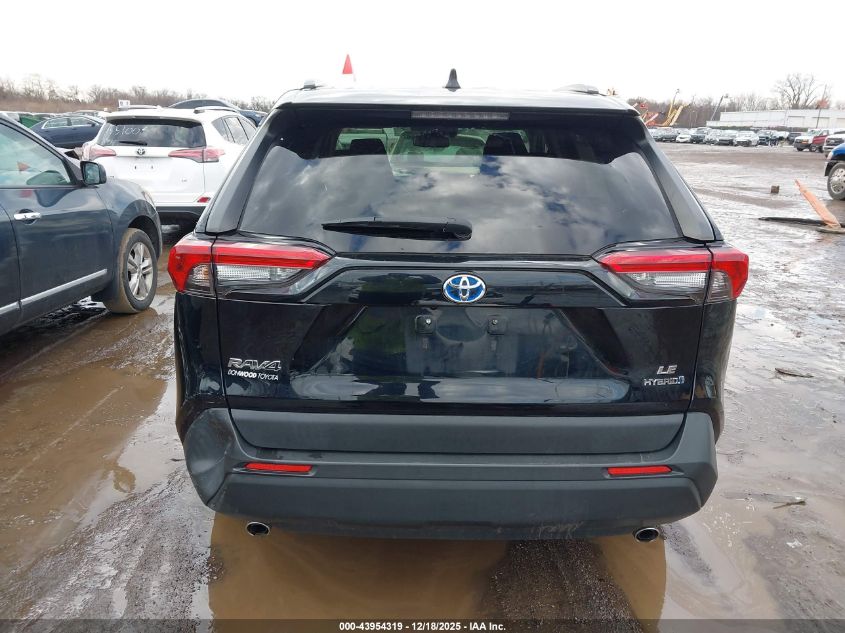 2019 Toyota Rav4 Hybrid Le VIN: JTMMWRFVXKD503778 Lot: 43954319