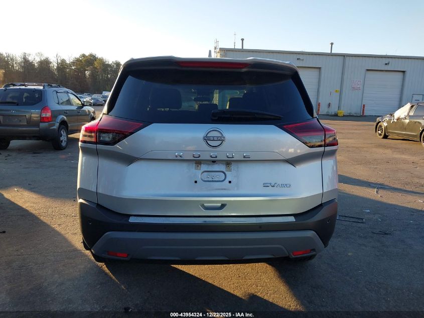 2023 Nissan Rogue Sv Intelligent Awd VIN: 5N1BT3BB4PC849553 Lot: 43954324