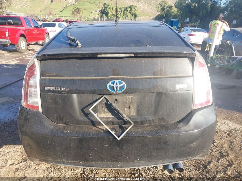 2012 Toyota Prius Two VIN: JTDKN3DU6C5500969 Lot: 43954328