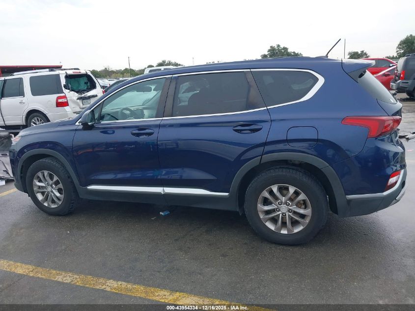 2019 Hyundai Santa Fe Se VIN: 5NMS23AD1KH106403 Lot: 43954334