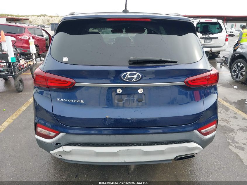 2019 Hyundai Santa Fe Se VIN: 5NMS23AD1KH106403 Lot: 43954334