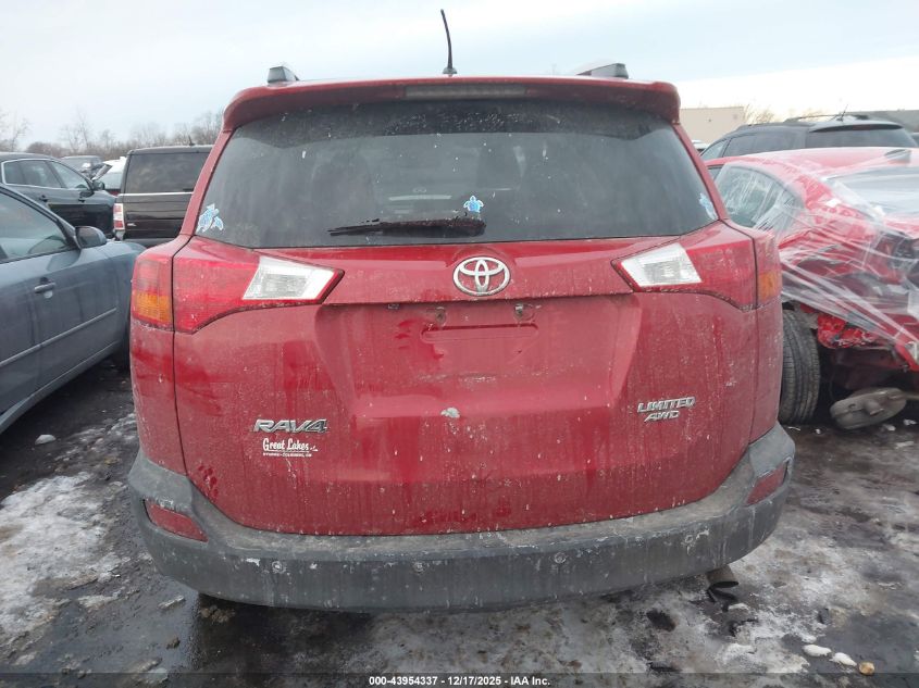2013 Toyota Rav4 Limited VIN: 2T3DFREV0DW114087 Lot: 43954337