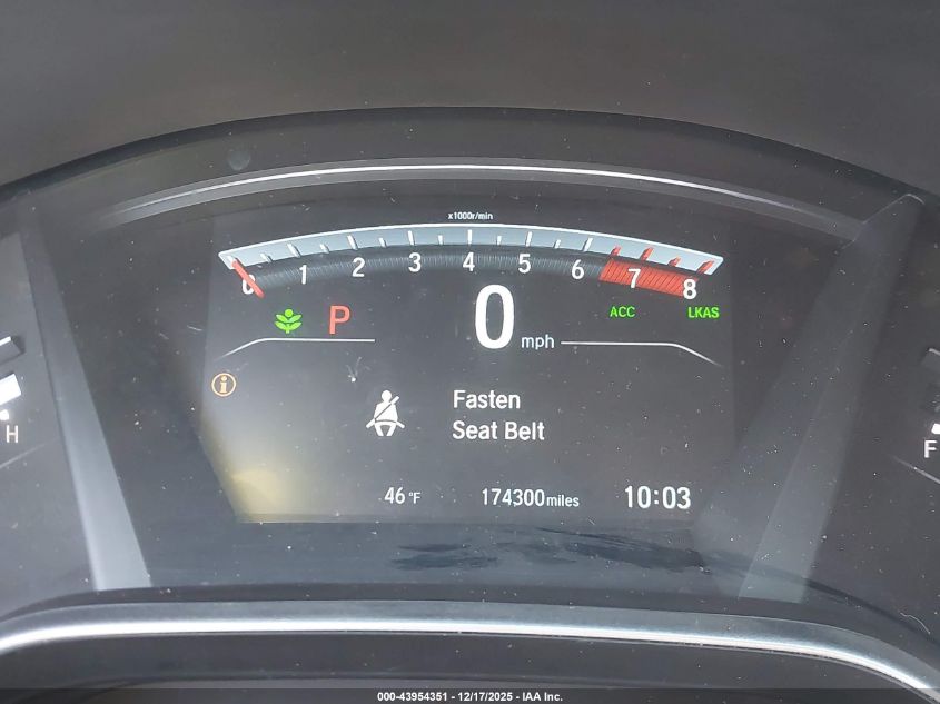 2017 Honda Cr-V Touring VIN: 5J6RW2H97HL059720 Lot: 43954351