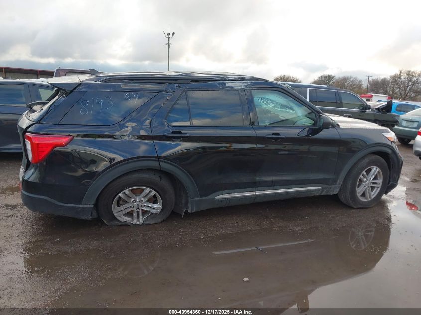 2022 Ford Explorer Xlt VIN: 1FMSK8DH9NGB78193 Lot: 43954360