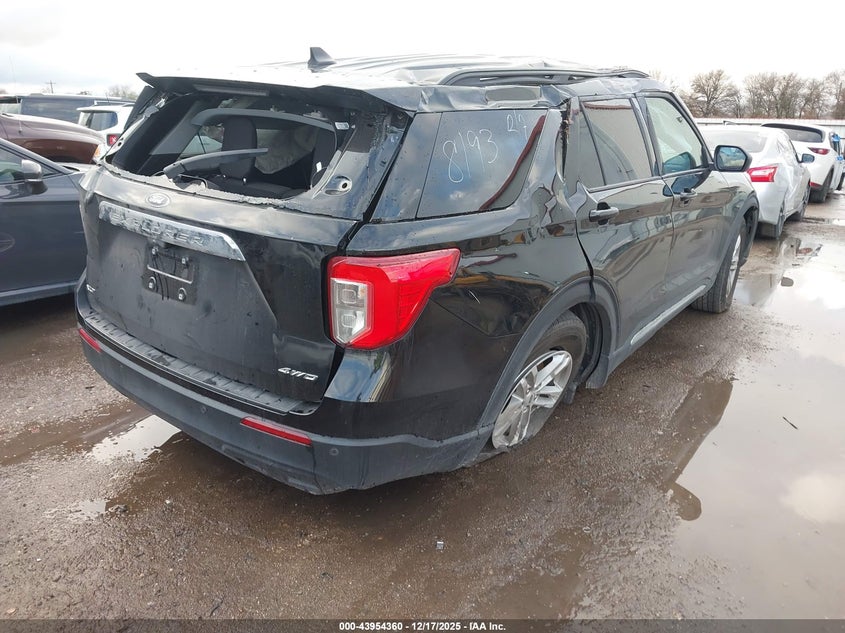 Vin: 1fmsk8dh9ngb78193, lot: 44450003, ford explorer xlt 20224