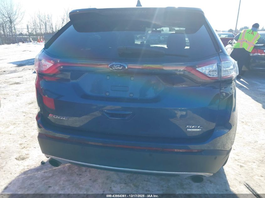 2017 Ford Edge Sel VIN: 2FMPK3J98HBB21419 Lot: 43954361