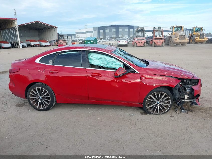 2021 BMW 228I Gran Coupe Sdrive VIN: WBA53AK02M7J08081 Lot: 43954368