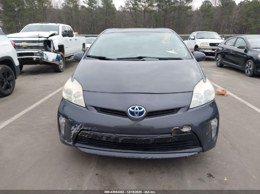 2013 Toyota Prius Two VIN: JTDKN3DU1D1636449 Lot: 43954382
