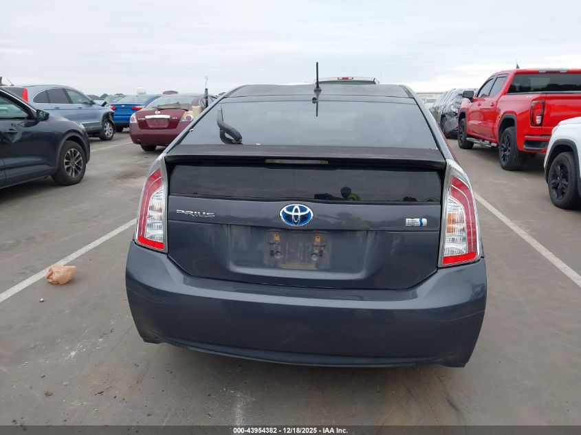 2013 Toyota Prius Two VIN: JTDKN3DU1D1636449 Lot: 43954382