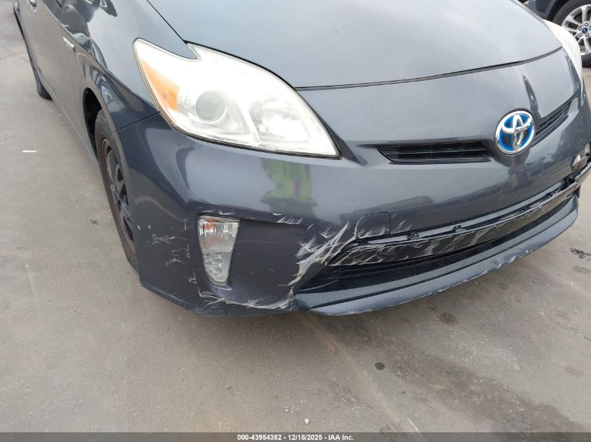 2013 Toyota Prius Two VIN: JTDKN3DU1D1636449 Lot: 43954382