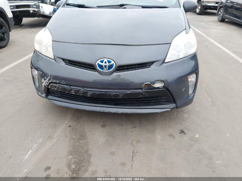 2013 Toyota Prius Two VIN: JTDKN3DU1D1636449 Lot: 43954382