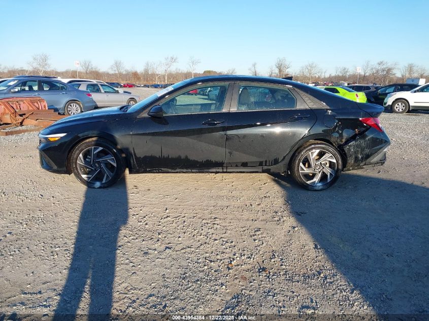 2025 Hyundai Elantra Sel Sport VIN: KMHLM4DG1SU054401 Lot: 43954384