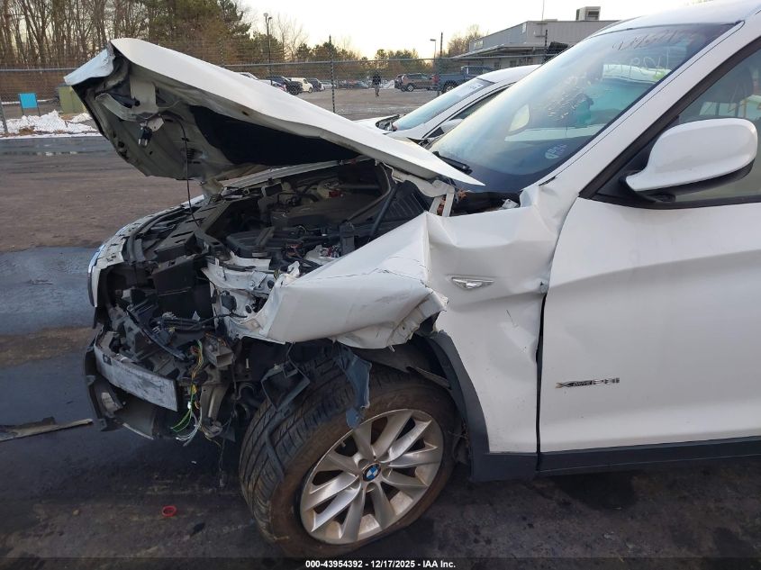 2014 BMW X3 xDrive28I VIN: 5UXWX9C53E0D35117 Lot: 43954392