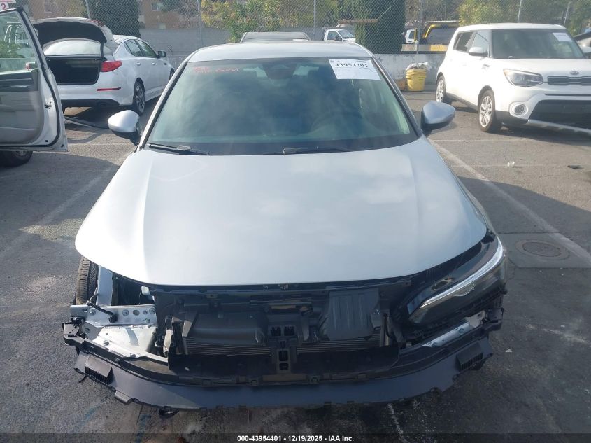 2026 Honda Civic Lx VIN: 2HGFE2F23TH515186 Lot: 43954401