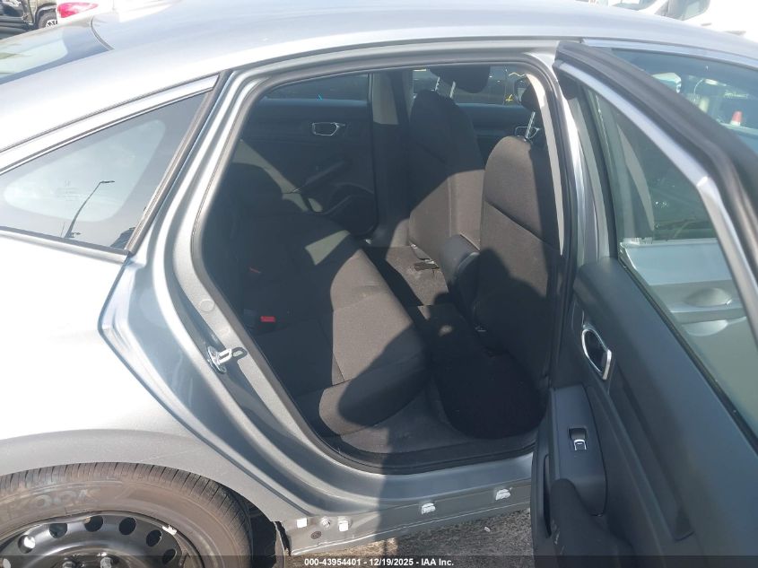 2026 Honda Civic Lx VIN: 2HGFE2F23TH515186 Lot: 43954401