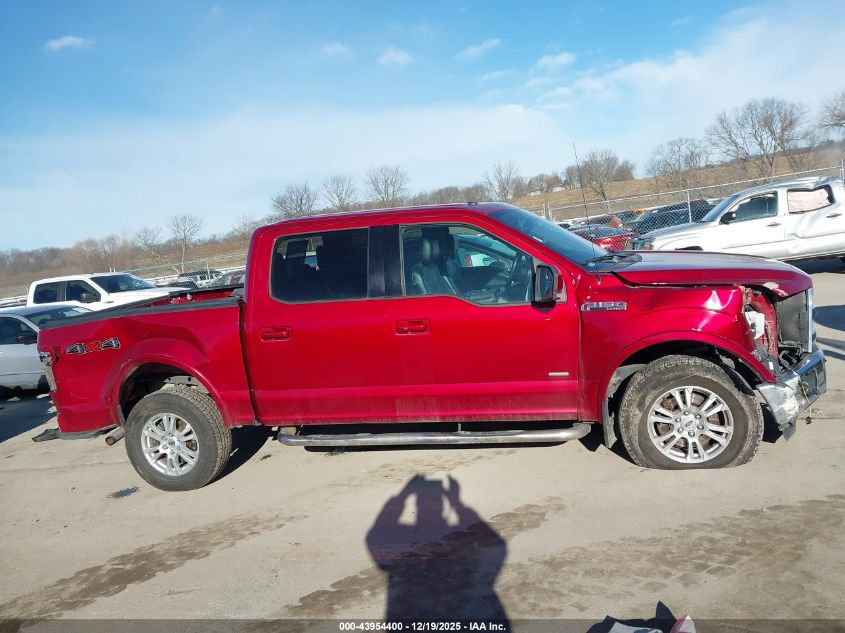 2015 Ford F-150 Lariat VIN: 1FTEW1EP6FKE17023 Lot: 43954400