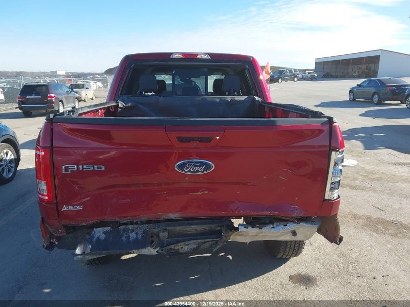 2015 Ford F-150 Lariat VIN: 1FTEW1EP6FKE17023 Lot: 43954400