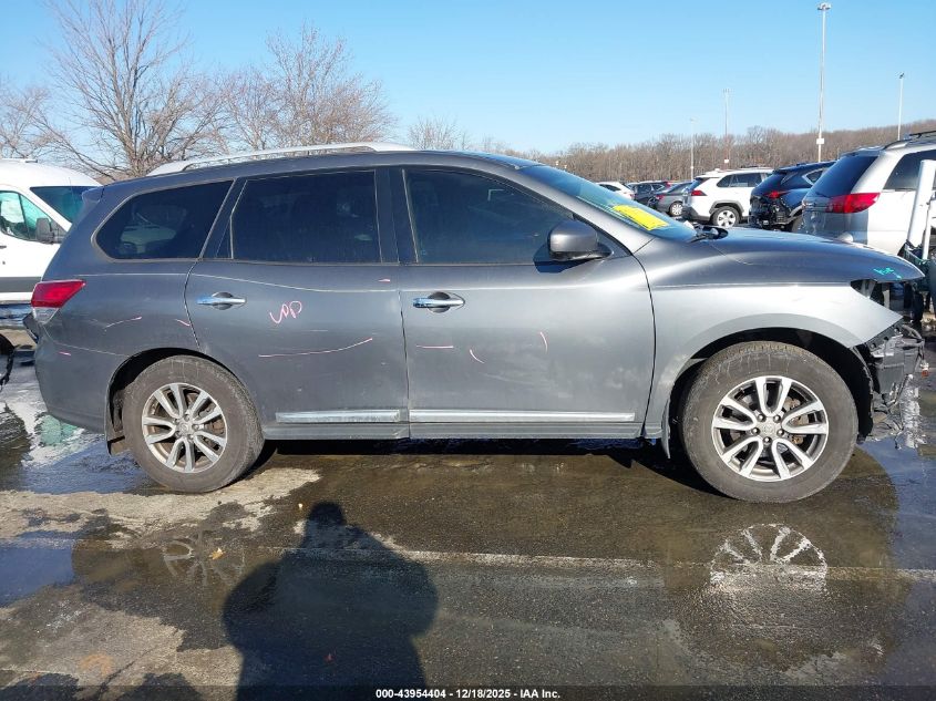 2016 Nissan Pathfinder Sl VIN: 5N1AR2MM0GC608611 Lot: 43954404