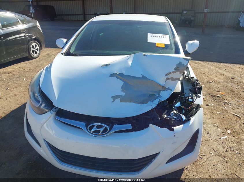 2015 Hyundai Elantra Se VIN: 5NPDH4AE7FH551680 Lot: 43954415